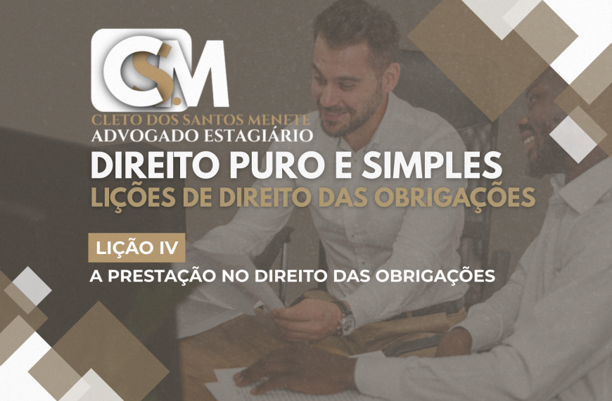 Prestação – Lição nº 04