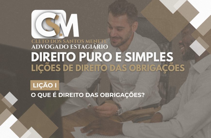 NOÇÕES FUNDAMENTAIS DO DIREITO DAS OBRIGAÇÕES&hellip;