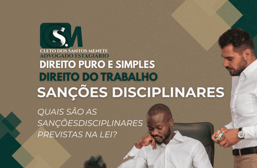 Quais são as sanções disciplinares previstas&hellip;